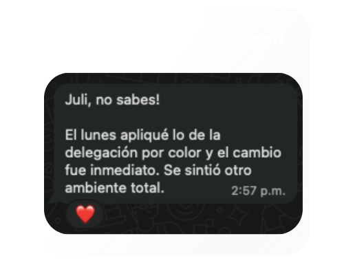 Testimonio real de cliente de Newpatt